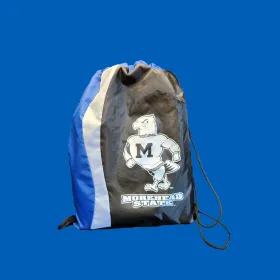 drawstring backpack with MSU mascot