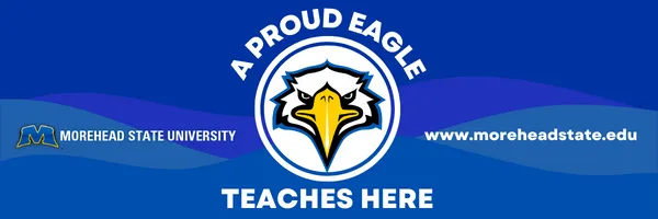 Morehead Stat University A Proud Eagle Teaches Here graphic.
