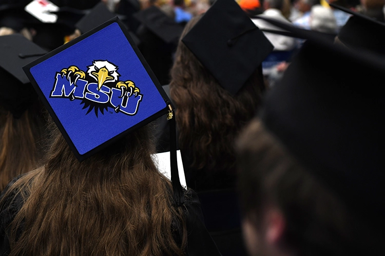 Morehead State Logo Graduation Cap