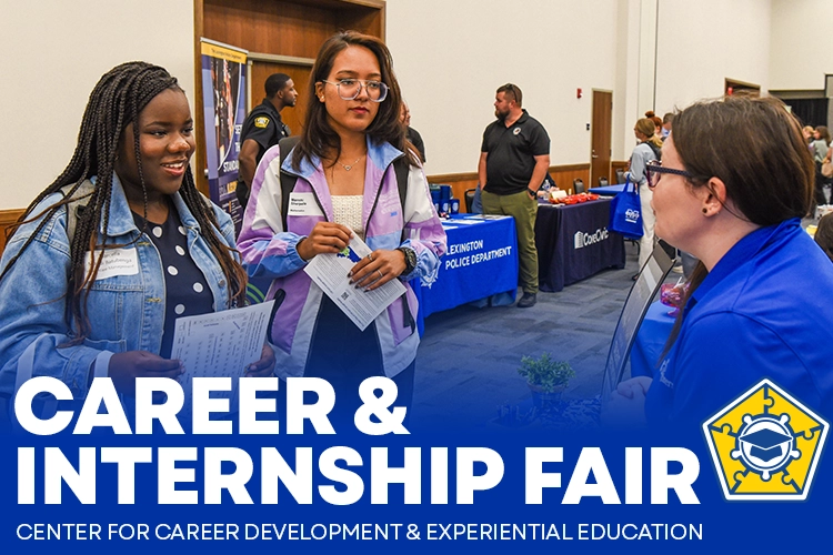 people at a career fair