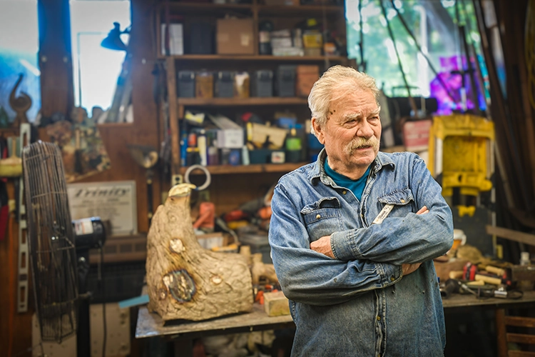 Sam McKinney in Workshop