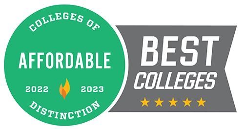 affordable colleges badge