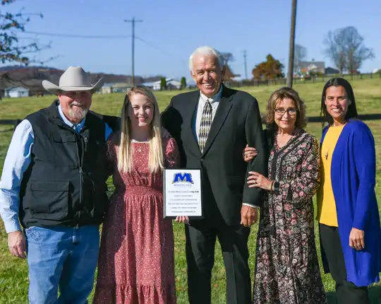 attendees of the ooper suite dedication.