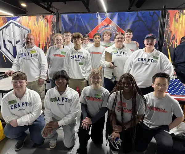Craft Students involved in Robot Gladiator Championship