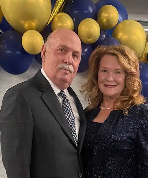 Tim Wilson and Sarah Emmons