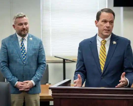 KCTCS President Ryan Quarles and MSU President Dr. Jay Morgan