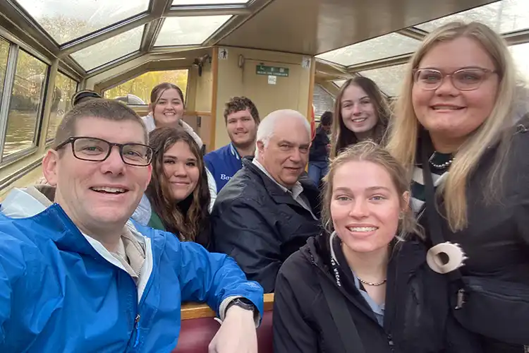 Group photo from education abroad trip.