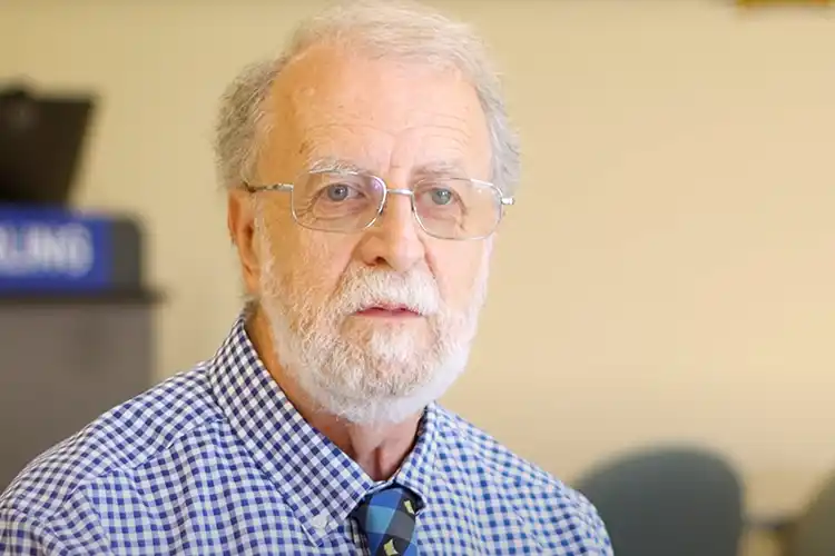 Dr. Dan Connell in classroom