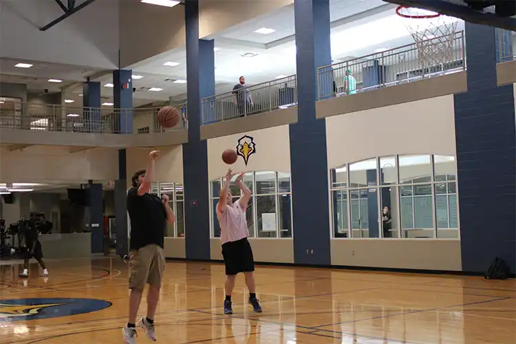 Recreation and Wellness Center Basketball Court
