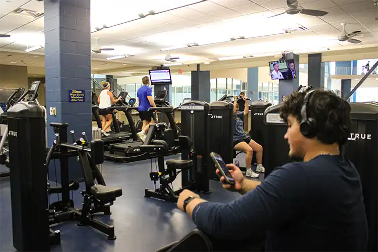 Recreation & Wellness Center Workout Machines.