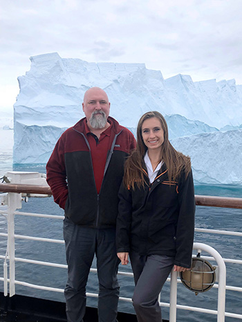 Greg and Amanda Bogen Antarctica Picture